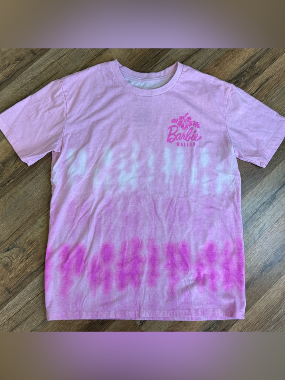 Barbie Malibu Nostalgia Tie-Dye Mattel Tee Size Small